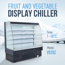 Commercial fruit and vegetable cooler front open chiller